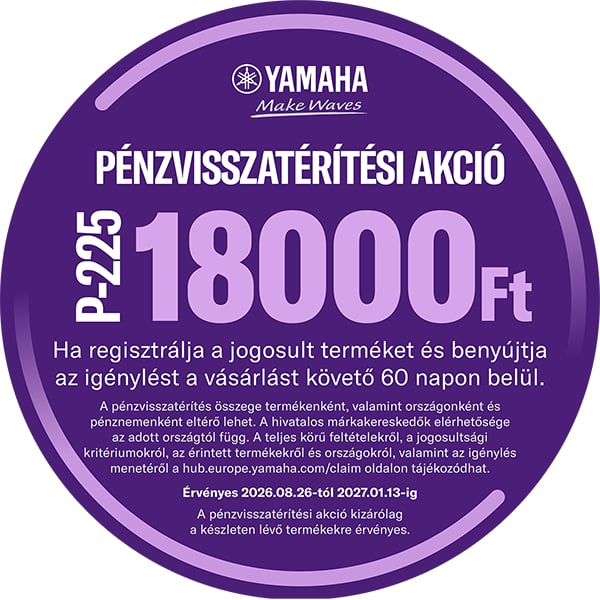 Yamaha Play Now promóciós és pénzvisszatérítési kampány!