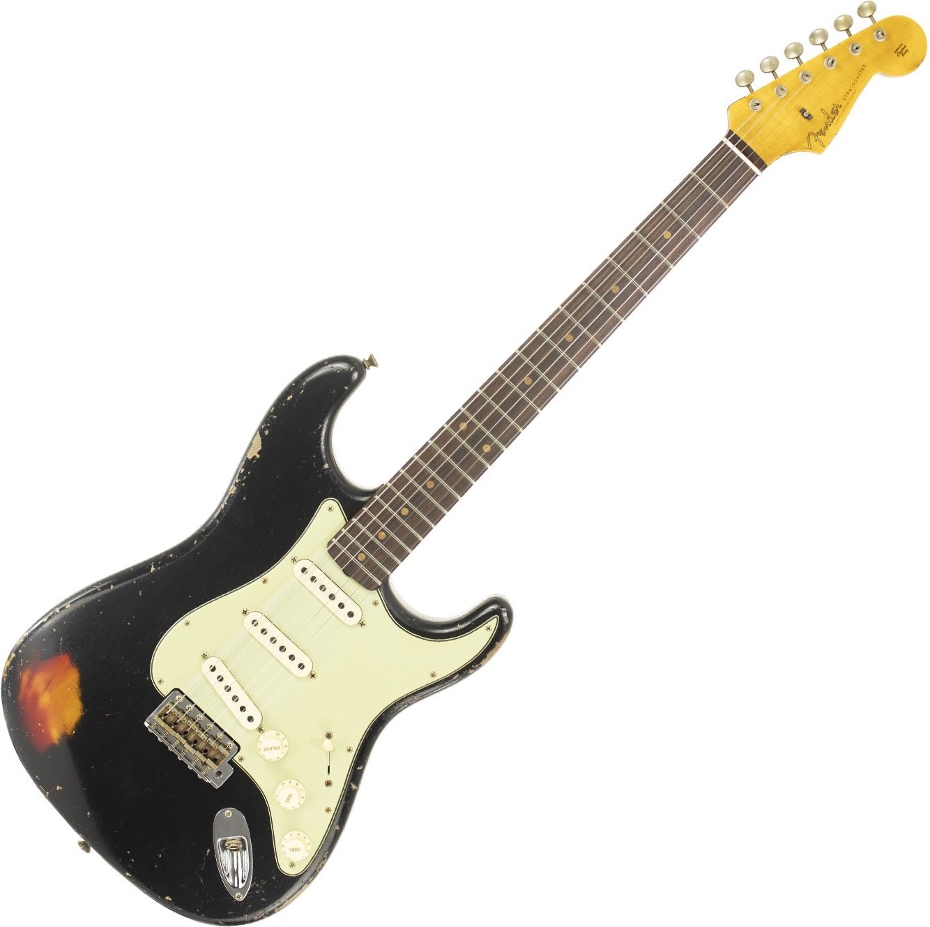 Fender Custom Shop 1960 Stratocaster Heavy Relic RW Aged Black