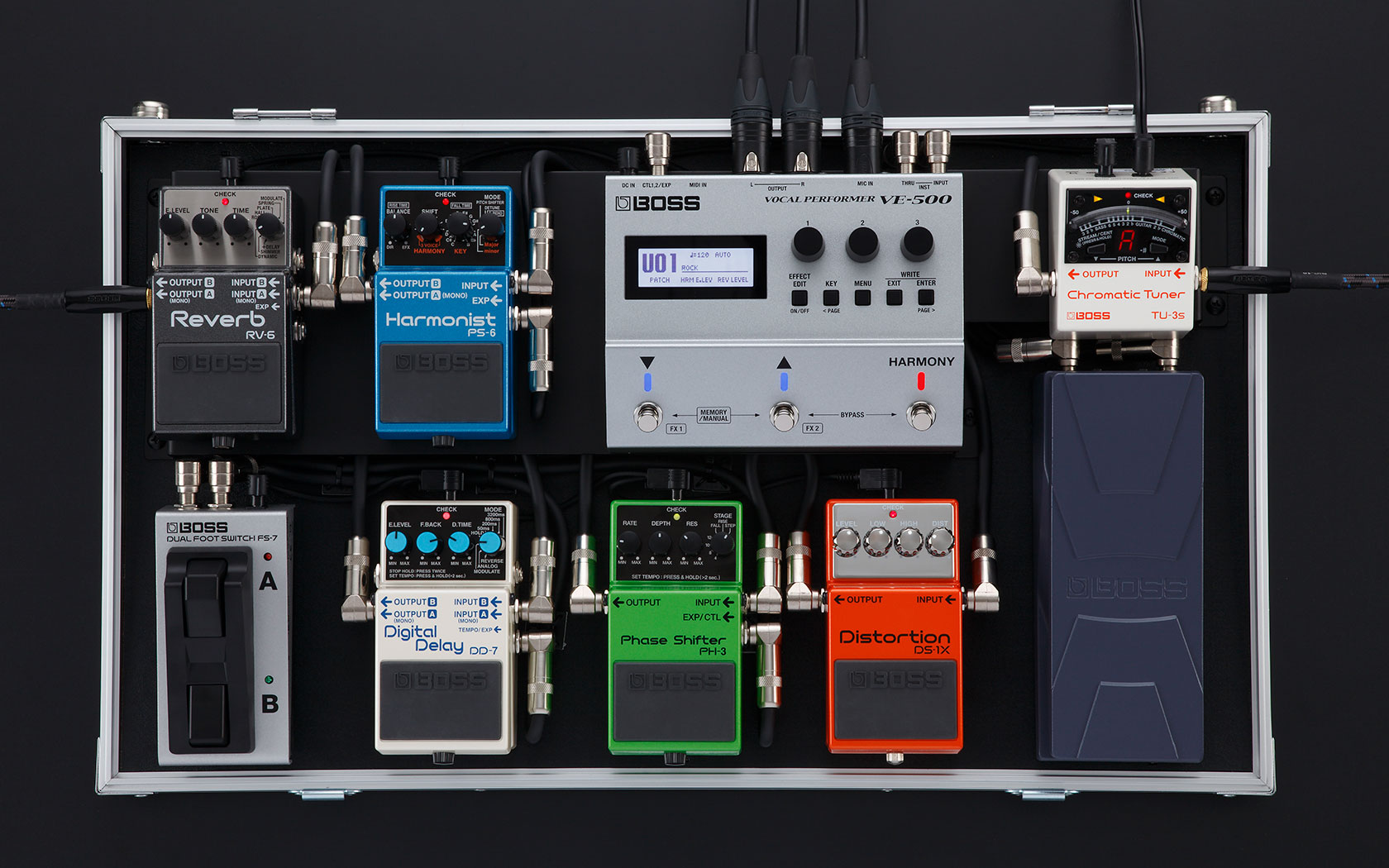 BOSS VE-500 Vocal Performer ének/gitár padló multieffekt