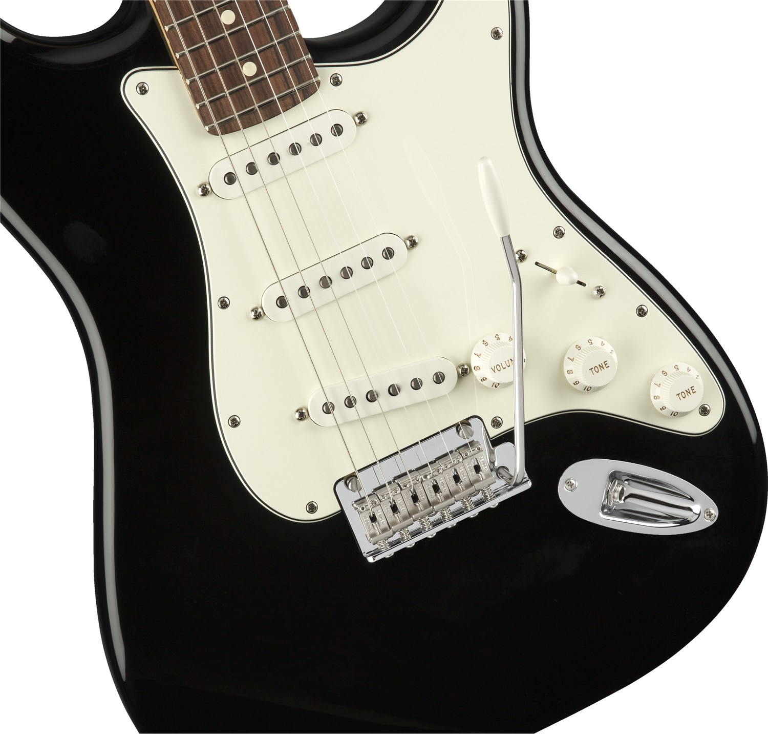 Fender Player Stratocaster PF Black elektromos gitár