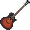 D'Angelico Premier Fulton LS Satin Vintage Sunburst 12-húros elektro-akusztikus gitár