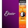 Elixir 11182 80/20 Bronze NanoWeb 13-53 HD Light akusztikus gitárhúr
