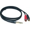 KLOTZ AY30100 1 m Y kábel JACK-RCA