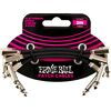 Ernie Ball 6220 Flat Ribbon 7,5 cm fekete patchkábel szett