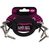 Ernie Ball 6222 Flat Ribbon 30 cm fekete patchkábel szett