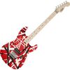 EVH Striped Series Red with Black Stripes elektromos gitár