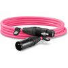 RODE XLR3M XLR-Cable rózsaszín 3 m XLR mikrofonkábel