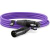 RODE XLR3M XLR-Cable lila 3 m XLR mikrofonkábel