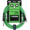 BOSS BIC-10A-GN 3 m pipás zöld hangszerkábel