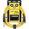 BOSS BIC-10A-YL 3 m pipás sárga hangszerkábel