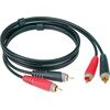 KLOTZ AT-CC0600 6 m RCA-RCA dupla kábel