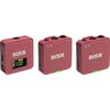 RODE Wireless GO Gen 3 kétcsatornás vezetéknélküli csíptetős mikrofon szett - rozé