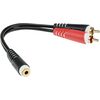KLOTZ AYS-6 0,2 m TRS 3,5 mm aljzat - 2 x RCA Y átalakítókábel
