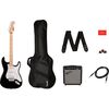 Squier Sonic Stratocaster Pack MN Black elektromos gitárszett