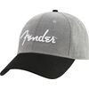 Fender Hipster Dad Hat Gray and Black baseball sapka