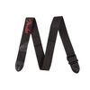 Fender 2" Black Poly Red Fender Logo gitárheveder