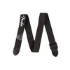 Fender 2" Black Poly White Fender Logo gitárheveder