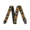Fender 2" Monogrammed Strap Black/Yellow/Brown gitárheveder