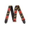 Fender 2" Monogrammed Strap Black/Yellow/Red gitárheveder