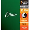 Elixir 14052 NanoWeb Long Scale 45-100 Light basszus gitárhúr