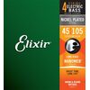 Elixir 14077 NanoWeb Long Scale 45-105 Light/Medium basszus gitárhúr