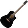 Fender CD-60SCE Dreadnought Black elektro-akusztikus gitár