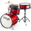 Stagg TIM JR 3/12B RD akusztikus dobszett