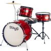 Stagg TIM JR 3/16B RD akusztikus dobszett