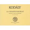 Kodály: 333 olvasógyakorlat - kotta