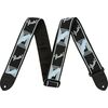 Fender 2" Monogrammed Strap Black/Light Grey/Blue gitárheveder
