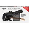 Squier Affinity Stratocaster HSS Charcoal Frost Metallic elektromos gitár szett