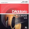 D'Addario EJ12 80/20 Bronze 13-56 akusztikus gitárhúr