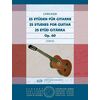 Matteo Carcassi: 25 etűd gitárra - kotta