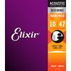 Elixir 11152 80/20 Bronze NanoWeb 10-47 Extra Light 12-húros akusztikus gitárhúr