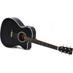 Sigma 000MC-1E-BK elektro-akusztikus gitár