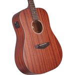 D'Angelico Premier Lexington LS Mahogany Satin elektro-akusztikus gitár