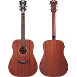 D'Angelico Premier Lexington LS Mahogany Satin elektro-akusztikus gitár
