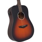 D'Angelico Premier Lexington LS Satin Vintage Sunburst elektro-akusztikus gitár