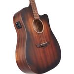 D'Angelico Premier Bowery LS Aged Mahogany elektro-akusztikus gitár