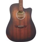 D'Angelico Premier Bowery LS Aged Mahogany elektro-akusztikus gitár