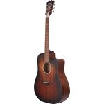 D'Angelico Premier Bowery LS Aged Mahogany elektro-akusztikus gitár