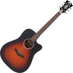 D'Angelico Premier Bowery LS Satin Vintage Sunburst elektro-akusztikus gitár
