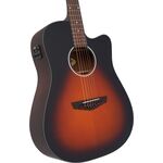 D'Angelico Premier Bowery LS Satin Vintage Sunburst elektro-akusztikus gitár