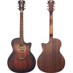 D'Angelico Premier Gramercy LS Aged Mahogany elektro-akusztikus gitár