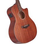 D'Angelico Premier Gramercy LS Mahogany Satin elektro-akusztikus gitár