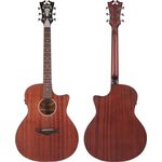 D'Angelico Premier Gramercy LS Mahogany Satin elektro-akusztikus gitár