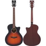 D'Angelico Premier Gramercy LS Satin Vintage Sunburst elektro-akusztikus gitár
