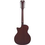 D'Angelico Premier Fulton LS Satin Vintage Sunburst 12-húros elektro-akusztikus gitár