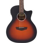 D'Angelico Premier Fulton LS Satin Vintage Sunburst 12-húros elektro-akusztikus gitár