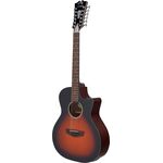 D'Angelico Premier Fulton LS Satin Vintage Sunburst 12-húros elektro-akusztikus gitár